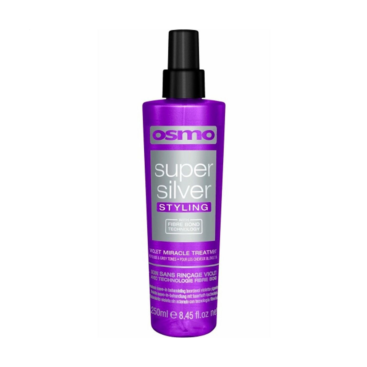 Відновлювальний спрей для волосся Osmo Super Silver Styling Violet Miracle Treatment, 250 мл
